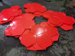 Molde de Goma para Estampado de Concreto GOINYON, Molde <span class=keywords><strong>Impreso</strong></span> para Cemento con Fundición de Goma para Impresión Personalizada - Product Image 5