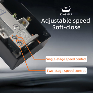 Kingstar KFS-28 Set Sales Glass <strong>Door</strong> Handle <strong>Door</strong> Lock Hydraulic Adjustment Adjustable Speed Floor <strong>Spring</strong> - Product Image 6