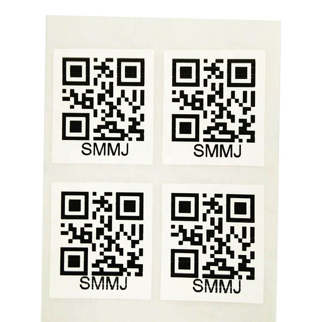 QR /bar Code Label Stickers Serial Number Variation Number