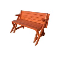 Ensemble de table et de bancs de pique-nique pliants en bois, meubles de jardin pour le camping en plein air, imperméables, anti-corrosion, utilisables par tous les temps