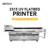 Imprimante UV à plat industrielle haute vitesse pour verre acrylique et bois, Ricoh Gen6 2513, avec caméra