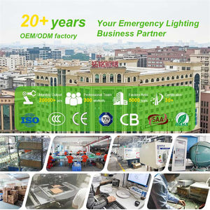 Led uscita di emergenza Led Emergenci luce automatica LED luce portatile ricaricabile - Product Image 4