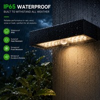 Lampes de sécurité solaires LED sans fil, étanches IP65, avec batterie remplaçable, pour éclairage extérieur de jardin, clôture, mur