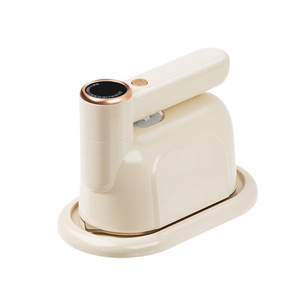 Défroisseur Vapeur Portable 1000W avec Réservoir d'Eau 100ML, Mini Fer à Vapeur à Main avec Plaque Céramique Émaillée, Utilisation Humide et Sèche pour Vêtements - Product Image 1