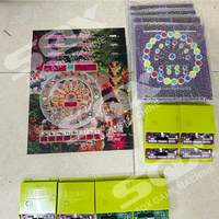 Kit de jeu de flipper Fruit King 3 Mario - Machine de jeu de table à monnayeur avec support en anglais, construction métallique, garantie 1 an