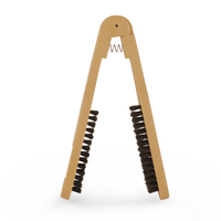 Peigne démêlant professionnel en V, brosse à cheveux double face en nylon, outil de coiffage pliable pour salon et usage domestique, soins capillaires DIY