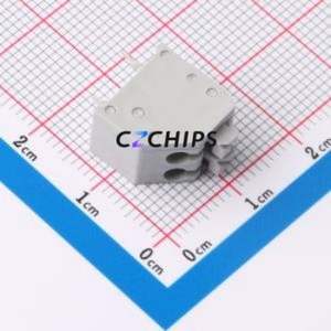 MX250-3.5-02P-A-GY01-Cu-A Spring Terminal Block Through hole Component (THT),P=3.5mm Connector 1x2P 3.5mm Gray Through Hole - Product Image 1