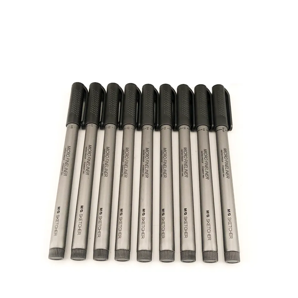 M&G Hot Sale Sketch Fineliner Brush Pen Personalized Stationery