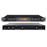 Amplificateur de puissance audio 4 canaux 1600W, système de son numérique de classe D pour église, salle de réunion, théâtre, KTV, bar