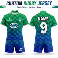 Conjunto de Camiseta y Pantalones Cortos de Rugby Personalizados de Nueva Zelanda y Australia, Uniforme de Rugby para el Campo, Ropa de Equipo, Liga, Entrenamiento Fuera del Campo, Conjuntos de Camisetas de Rugby