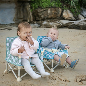 Bestex เก้าอี้ชายหาดอลูมิเนียมสำหรับเด็กพับได้น้ำหนักเบาทะเลหรูหรา - Product Image 3