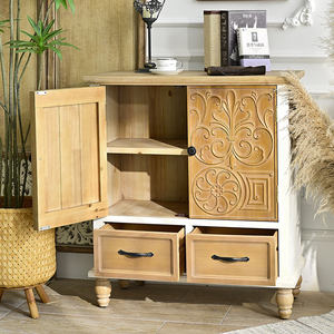 Mueble de Madera Maciza de Diseño Nuevo, Estilo Antiguo, para Sala de Estar o Entrada, con Puertas y Cajones, para Uso en Hoteles y Apartamentos - Product Image 3