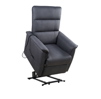 Fauteuil inclinable électrique en similicuir, canapé inclinable motorisé pour personnes âgées, mobilier de salon