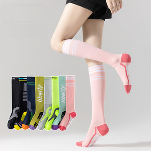 Custom Design <strong>Women</strong> <strong>Compression</strong> <strong>Socks</strong> High Quality Sports <strong>Socks</strong> Knee High Running <strong>Socks</strong> - Product Image 1