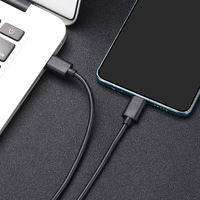 Nouvelle Idée Charge Rapide 1m 2m 3m 3A 60w Type C Type C Câble Prend en Charge DP QC pour Téléphones Mobiles Android Noir Blanc PVC Tressé