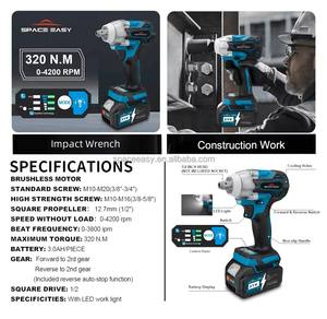 18V 20V 21v the Best Lithium Battery Cordless <strong>Electric</strong> Drill Power Drilling Machines Brushless Drill <strong>Tools</strong> MKT Combo <strong>Kit</strong> Set - Product Image 4