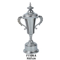 Trofeo Deportivo de Metal Personalizado de Alta Calidad y Duradero de la Marca Phoenix, Chapado en Oro y Plata, Grabado con Letras Impresas