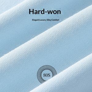 T-shirt décontracté double face en modal à col en V pour <span class=keywords><strong>homme</strong></span>, collection printemps-été, manches courtes, fin, sans coutures, couleur unie, vêtement d'extérieur, sous-vêtement de base - Product Image 2