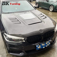 BK Tuning M5 F90 capot moteur de Style Transparent modifié capot avant en Fiber de carbone sec pour BMW M5 F90 G30 G38 capots moteur