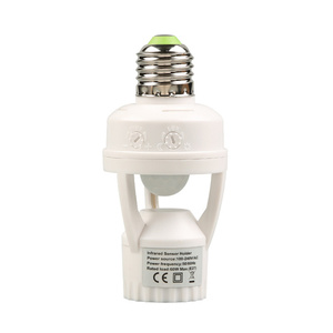 <span class=keywords><strong>Sensor</strong></span> de movimiento de inducción PIR de 360 grados, enchufe E27, luz <span class=keywords><strong>LED</strong></span>, movimiento infrarrojo, enchufe E27 - Product Image 1