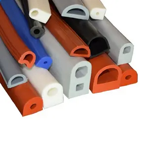 Hoge Temperatuur Waterdichte Pvc Seal Strip Epdm Nbr Fkm Siliconen Rubber Afdichting Profielen Strips Voor Auto Deur Raam