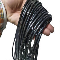 Personalizable Venta caliente ignífugo plástico espiral envoltura Cable envoltura teléfono cargador Cable Protector muestra gratis