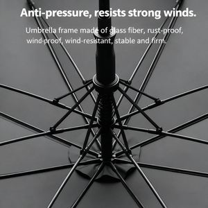 YS Custom Logo Oversize Promotional Portable Uv Coating Automatic <b>Windproof</b> Straight Golf <b>Umbrellas</b> for the Rain Waterproof - Product Image 3