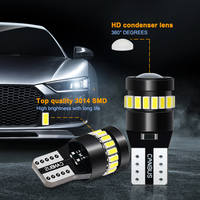 Bombilla LED G-View T10 18SMD 3014 3030 Canbus 12V para Luces Interiores y de Matrícula de Automóviles Accord, Color Blanco
