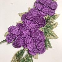 Dernier Organza Broderie Dentelle Applique Patch Craft 3d Floral Couture pour Vêtements LT2495A