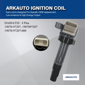 ชุดคอยล์จุดระเบิด arkauto 1907097207 19070-97207 19070-97207-000 1907097207000สำหรับ <span class=keywords><strong>DAIHATSU</strong></span> MAX Mira <span class=keywords><strong>Gino</strong></span> manto - Product Image 4