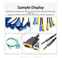 Inyector Vertical de Plástico Estable de 15T, 20T, 25T para Moldeo de Cables USB y Conectores de Audio de PVC, PC y PP