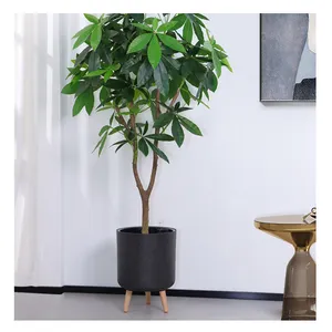 Pot bunga malas, tanaman pintar kreatif dengan indikator Level air gaya Nordik pintar 3 kaki untuk tanaman