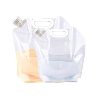 Sacs à eau pliables pliables d'extérieur pour voiture Container Camping Hiking Portable Survival Water Storage Bag