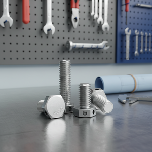 Tornillo de Seguridad con Cabeza DIN931, Rosca Dentada Completa, Perno Hexagonal Externo de Acero Inoxidable para Uso Industrial - Product Image 5