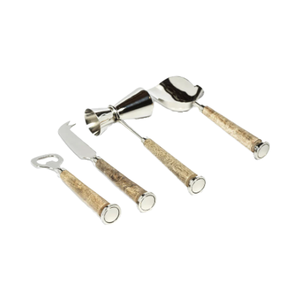 Ensemble d'outils de barre en acier inoxydable de haute qualité avec poignées et cintre faits à la main - Product Image 1