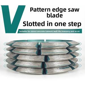 Công nghiệp cấp 100mm Máy mài góc dày đĩa cắt hình chữ V lưỡi cưa kim cương khô cắt khía công cụ Báo Chí nóng - Product Image 2