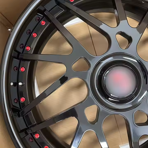 Cerchi Forgiati di Lusso RSCR in 2 Pezzi da 18 19 20 <span class=keywords><strong>21</strong></span> 22 23 24 26 28 Pollici a Canale Rovesciato Nero Lucido, Cerchi in Lega Personalizzati all'Ingrosso - Product Image 6