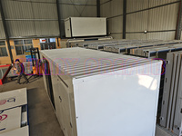 Conteneur mobile de stockage portable de 20 pieds, pliable, en acier, isolé, assemblable, pour bureau, réception, conteneur de stockage personnel