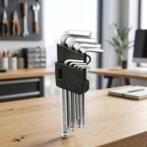 <span class=keywords><strong>Set</strong></span> di <span class=keywords><strong>Chiavi</strong></span> <span class=keywords><strong>Esagonali</strong></span> Metriche in Acciaio al Carbonio DONGRUN, Prezzo di Fabbrica, Fai-da-Te, OEM - Product Image 3