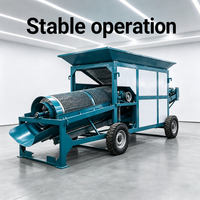 Machine à tamiser mobile GT800x2500 avec tamis remplaçable pour le recyclage du sable, du gravier et du compost