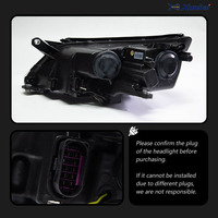 Conjunto de faros delanteros LED completos para VW Tiguan MK1 5N 2007-2012, actualización de modelo antiguo a nuevo, DRL, bi-lente, Canbus, Plug and Play, piezas de automóvil