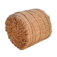 Approvisionnement direct d'usine, corde tressée en jute naturelle de haute qualité, respectueuse de l'environnement, avec diamètre personnalisé, corde en fibre de coco