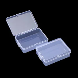 Wholesale Small Custom Logo Packing Hard Empty Small Transparent Gift Box Rectangle PP Clear Plastic Packing Box
