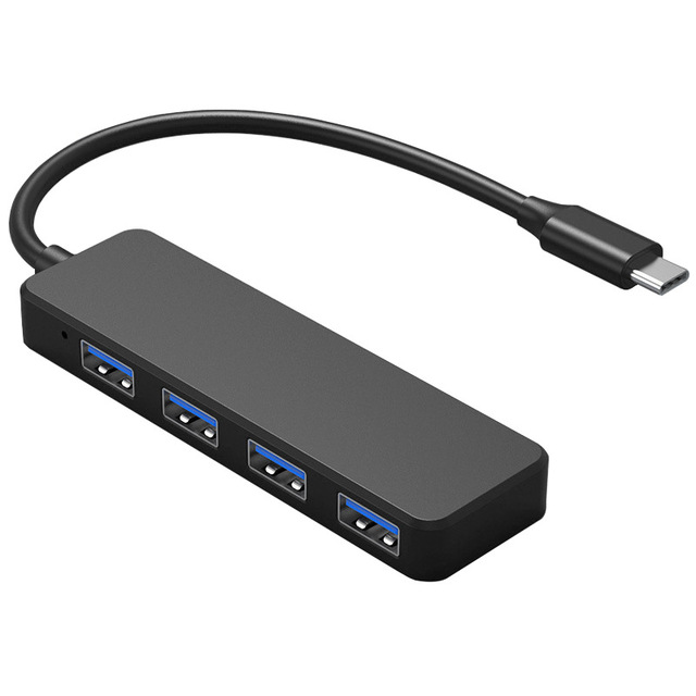 4 Port USB 3.0 Hub 5Gbps USB Splitter USB a Type C Input 4 USB 3.0 Ports Laptop Docking Station for PC MacBook Phone