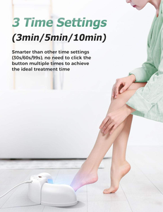 Appareil portable de nettoyage des ongles à séchage rapide, lampe UV LED double lumière en forme de croissant pour manucure, séchoir à ongles pour mains et pieds - Product Image 3