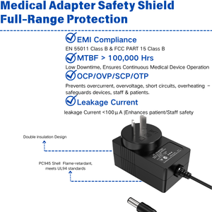 Adaptateur secteur mural AC/DC MYIXI 36W 9V 4A 12V 3A 15V 2400mA - Product Image 4