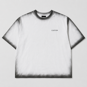 Manufacturer <b>White</b> 280Gsm Heavy Cotton Oversized T-shirt Vintage Distressed Boxy Fit Graphic <b>Tee</b> Streetwear Size Tag Men T Shirt - Product Image 1