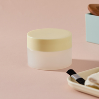 Pot en plastique PP à paroi épaisse de 100 ml de haute qualité, conteneur cosmétique de luxe vide pour crème visage et beurre corporel, couleur personnalisable