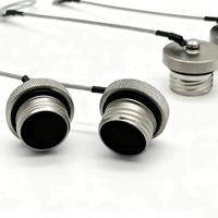 Connecteur de module optique en alliage d'aluminium à fiche droite série D38999 32F13N pour l'aviation