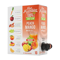 Sac à bavette aseptique de magasin de robinet en plastique 3l 5l 10l 20l personnalisé dans une boîte pour boisson de jus liquide eau potable vin avec vanne papillon